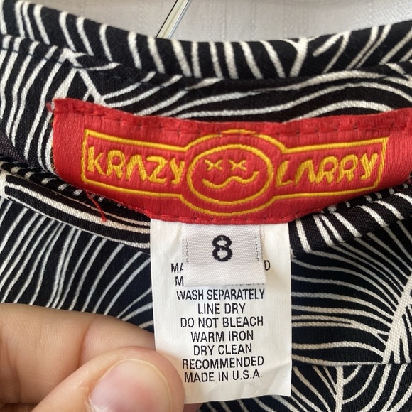 Krazy Larry Pull-On Ankle Pants - Black Feather Size 8 $135 - Picture 5 of 11